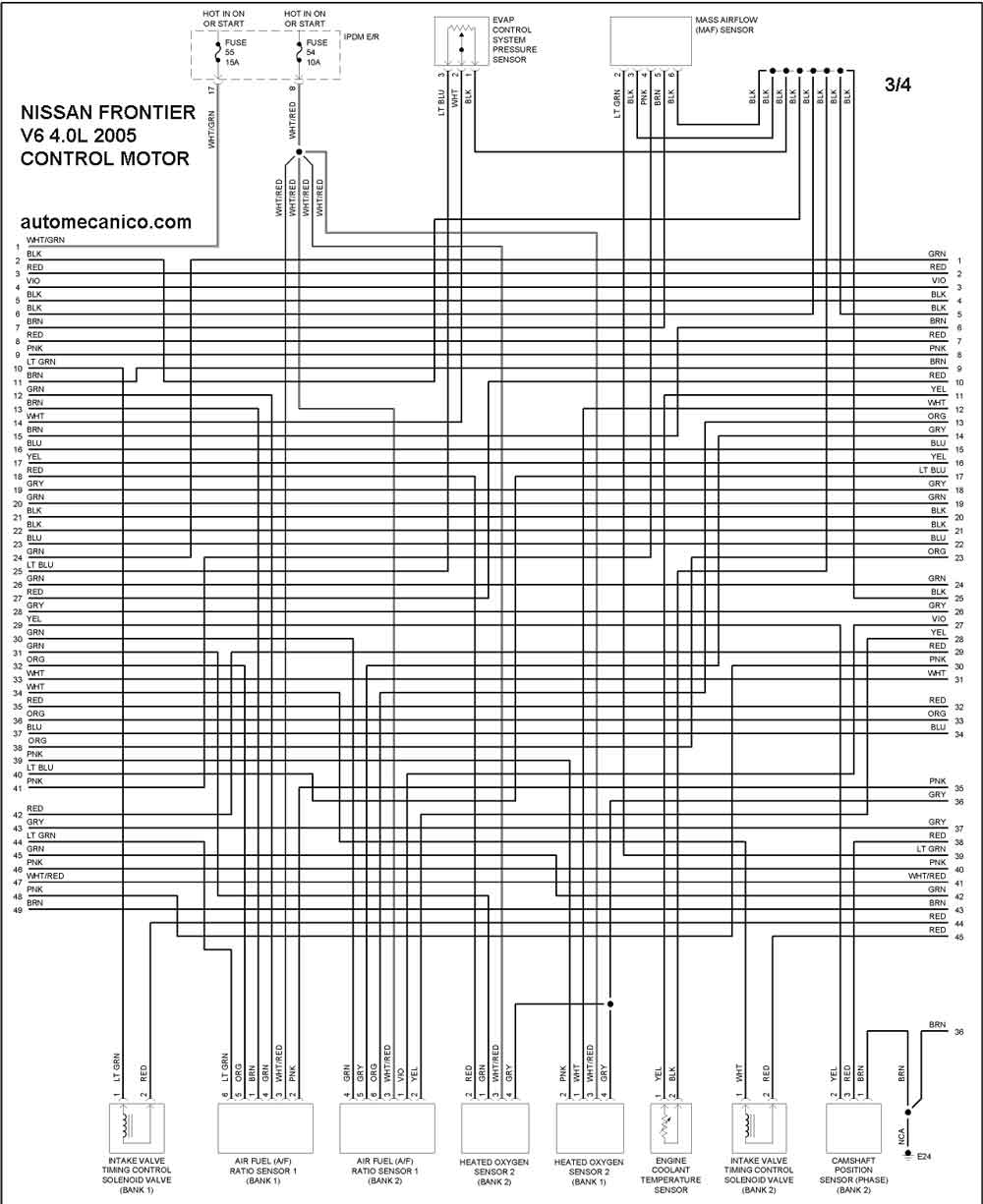 Diagramas electricos de autos nissan #6