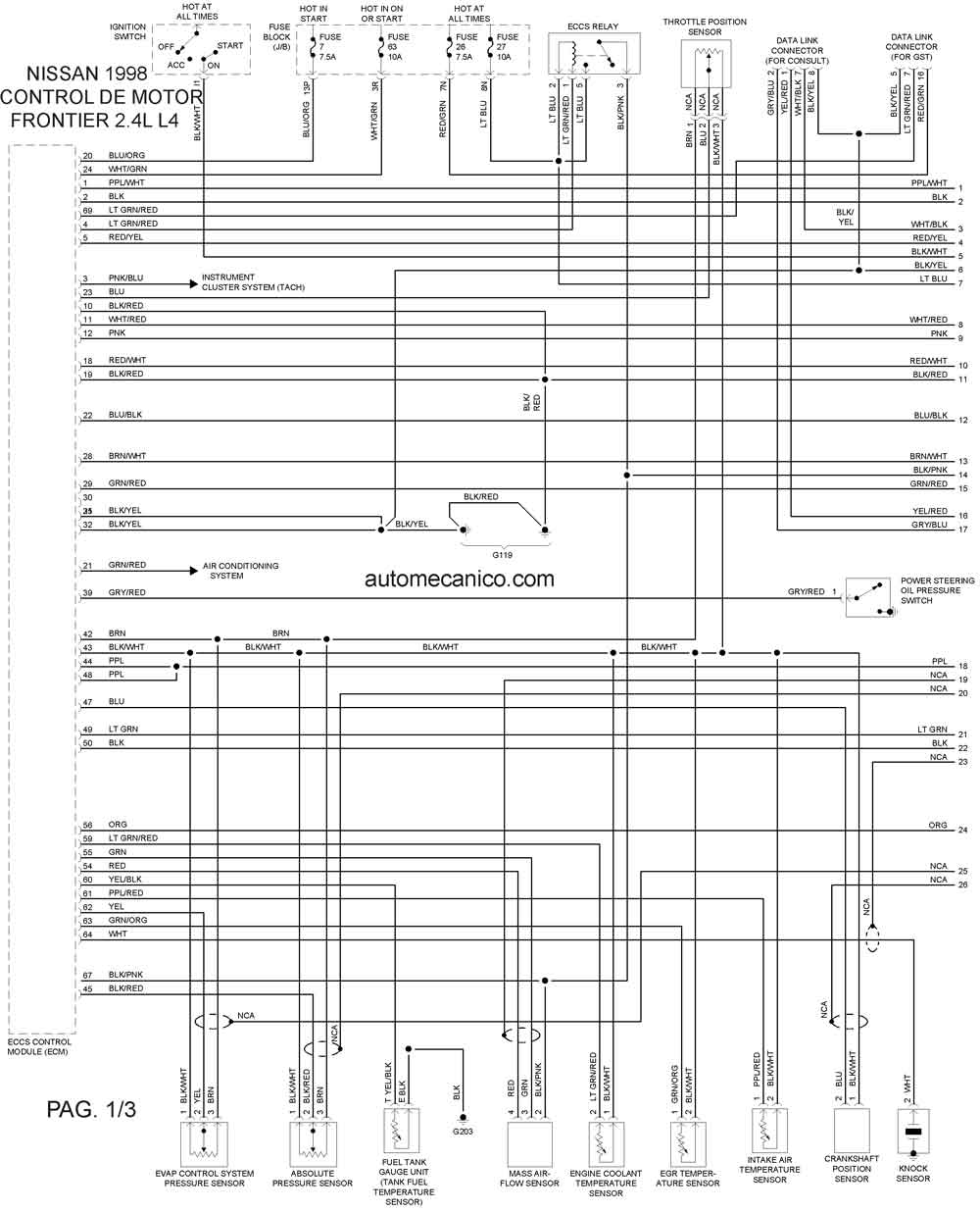 Diagramas de nissan frontier #8