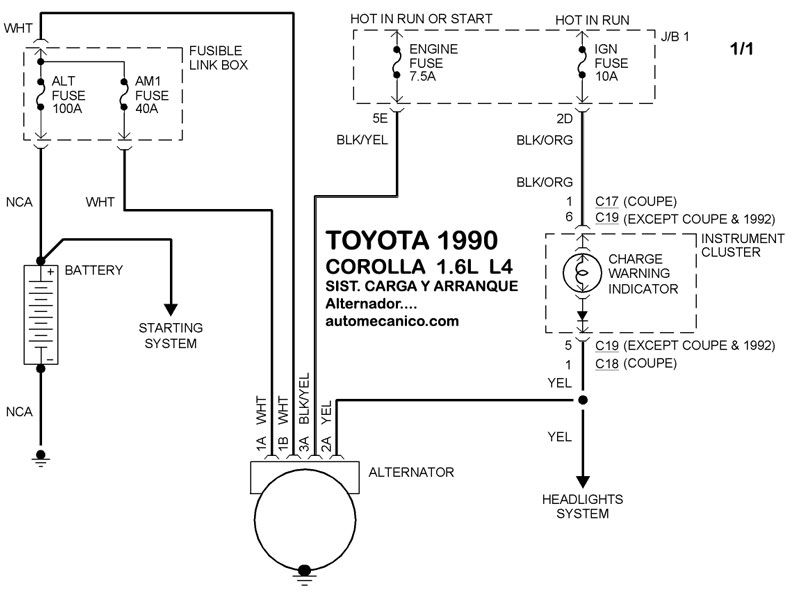 [DIAGRAM] Manual Y Diagrama Corolla90