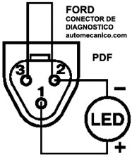 Ford Fiesta - Conector de Diagnostico