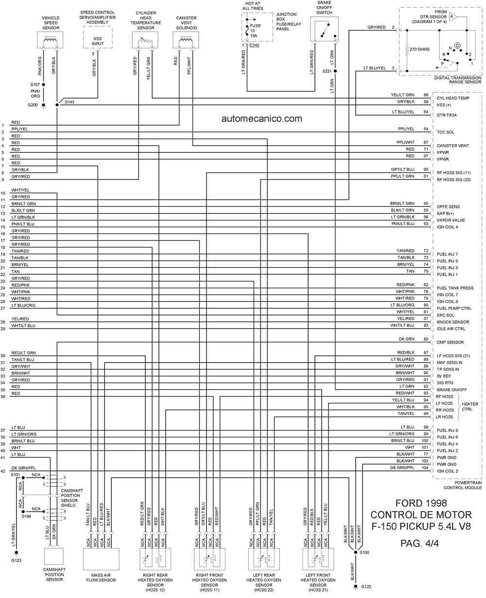 Arriba 98 Imagen Ford F 150 Diagrama Electrico De Ford F150 Mirada Tensa