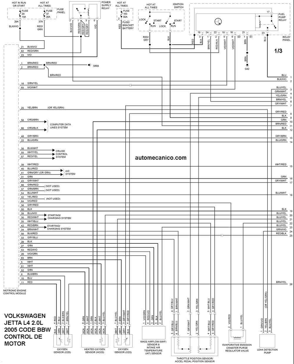 [DIAGRAM] Wiring Diagram De Jetta A4 2005 FULL Version HD Quality A4