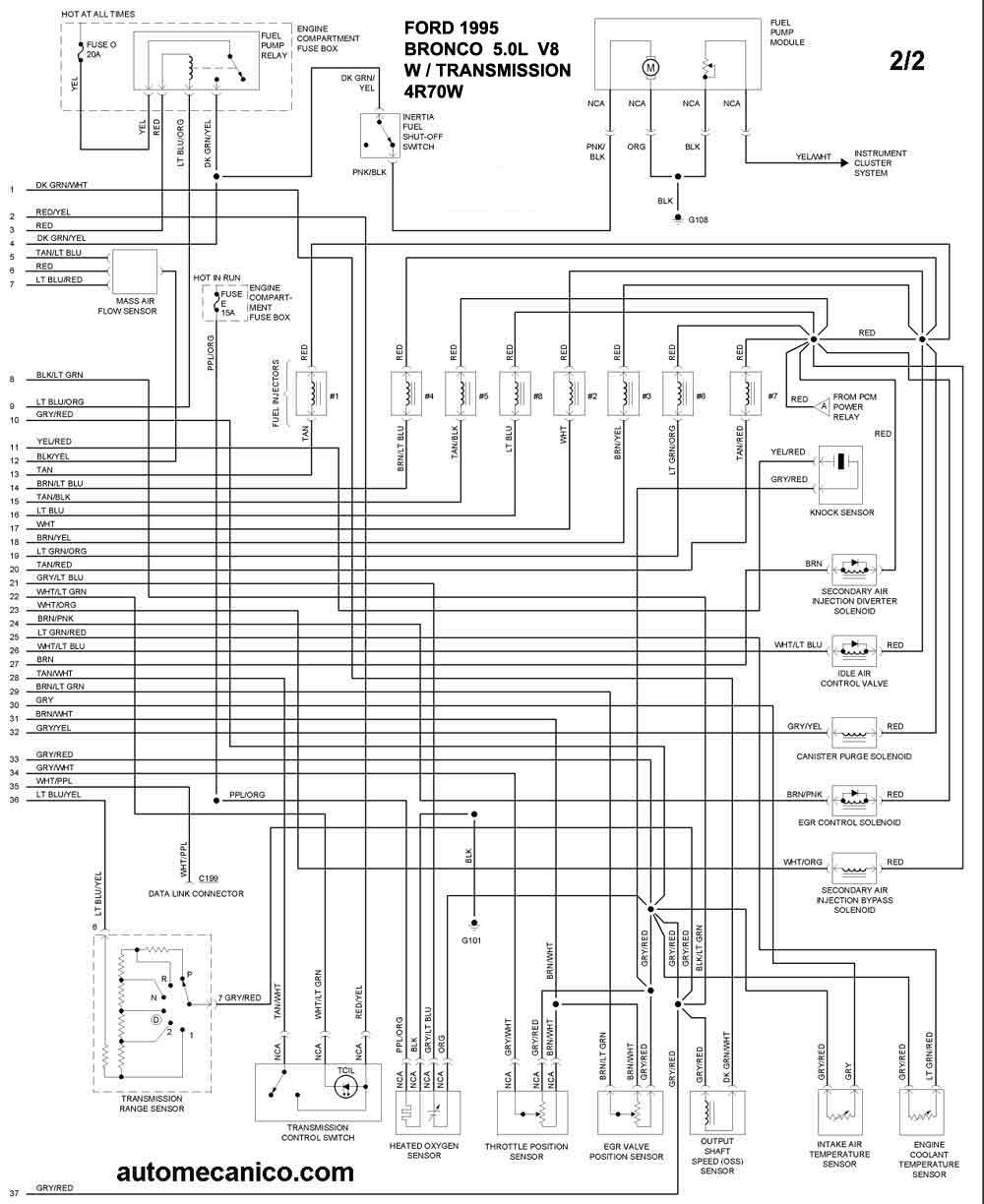 Diagrama transmision ford bronco #3