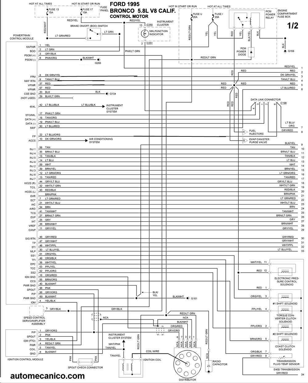 Diagrama transmision ford bronco #10