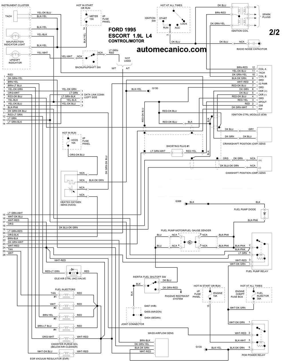 Diagramas ford escort #6