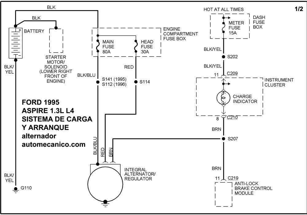 Diagrama de alternador ford #6